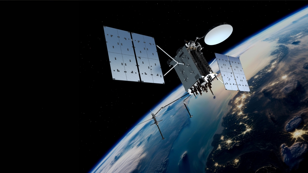 GPS IIIF Satellite in orbit